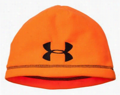 Under Aarmour Outdoor Fleece Beanie - Blaz E Orange