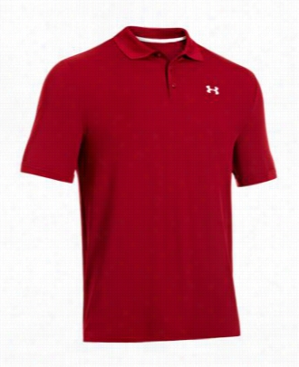 Under Armour Ua Performance Polo Short Sleeve Shi Rt For Men - Crim Son - L