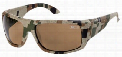 Xps By Fisherman Eyewear Evegrlade Polari Zed Sunglasses  - Matte Camo/brown