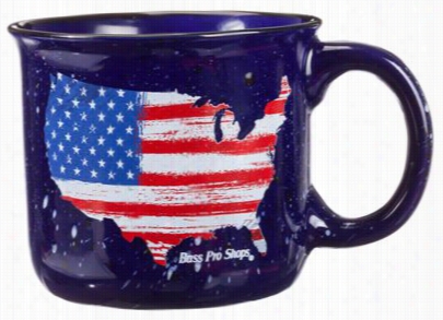 16 Oz. American Flag Camp Mug