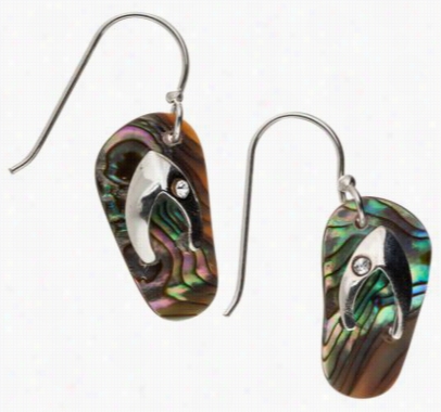 Abalone Flip-flop Dangle Earring S