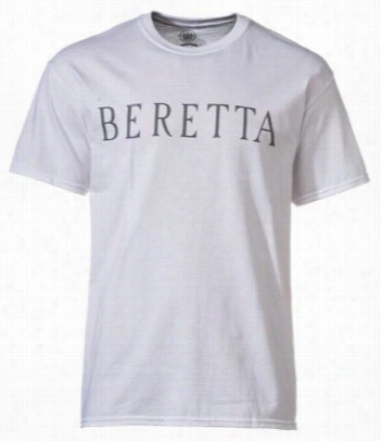 Beretta Name Llogo T-shirt On Account Of Mne - White - L