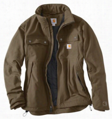 Carhartt Quick Duck Jefferso Ntraditional Jacket For Me N- Canyon Brown - S