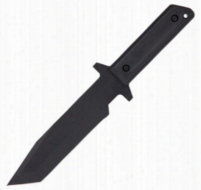 Cold Steel G.i. Tanto Fixed Blade Tactical Knife  With Secure-ex Sheath - Black - 7'