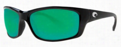 Costa Jose 5 80g Polarized Sunglasses - Black/green Mirror