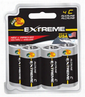 Exxtreme C Alkaline  Battey - 4-pack