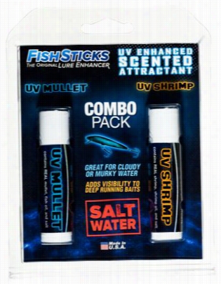 Fishsticks Lure Enhanecr Saltwater Uv Combo Pack