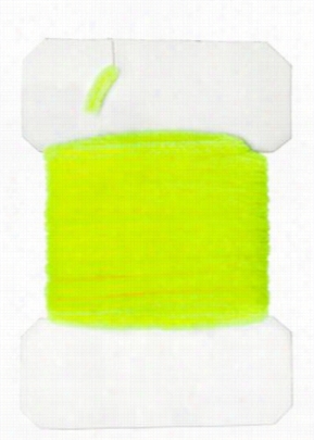 Fluorescent Chenille Tying Material - Medium- Yellow