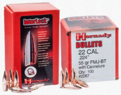 Hornady Fmj Rifle Bullets - 55 Grain