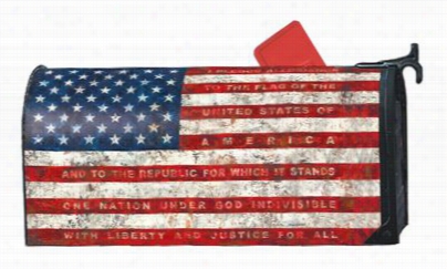 Magnet Workz Mailwraps Magnetic Mailbox Cover - Pledge Of  Allegiance At Tiim Cof Fey