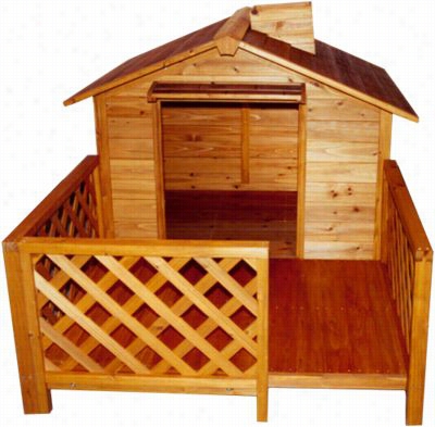 Merry Products Wooden Dog House - The Manor-house - Odel Ql006