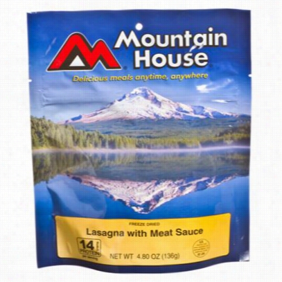 Mountain House Freeze Dried Lasagna Wth Meat Sauce Entree - 2 Servings