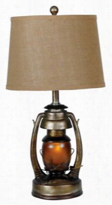 Oil Lantern Table Lamp - Usa Customer Except California