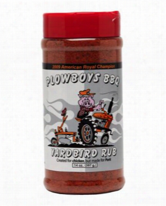 Plowboys Bbq Y Ardbird Rub Seasoning - 14 Oz