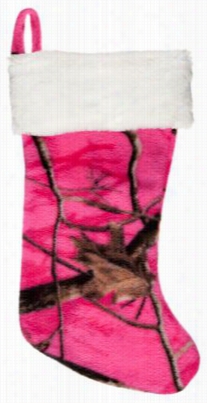 Realtree Apc Fuchsia Christmas Stocking