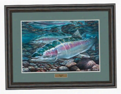 Reflective Art Framed Artwork - Irver Steel By Kasey Scott