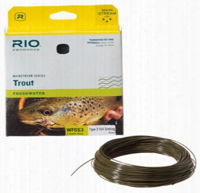 Rio Mainstream Type 3 Full Sink Fly Line - Line Weight 5