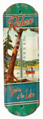 Rivers Edge Products At The Lake Tin Thermometer