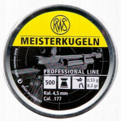 Rws Meisterkugelnn Pellets - .177 Calibr