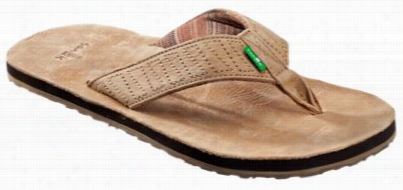 Sanuk Burro Down Sandals For Men - Tan - 7m