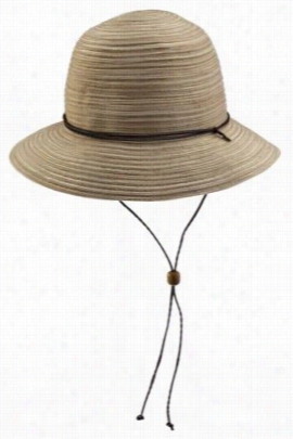 Scala Bucket Hat With Chni String For Ladies - Natural