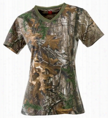 She Outdoor Hpc V-neck T-shirt - Realtree Xtra - S