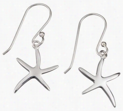 Smooth Sterling Sil Ver Strafish Earrings