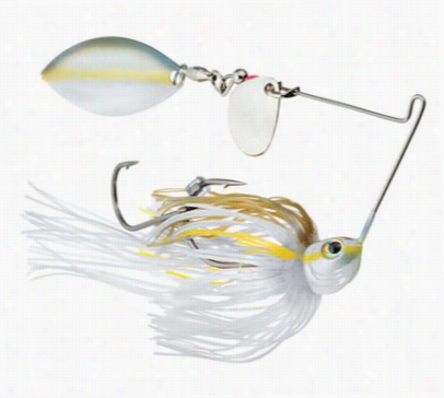 Strike King Kvd Painted Blade Spinnerbait - Tandem Wilow - 3/8 Oz. - Sexy Dismal Bck Herring