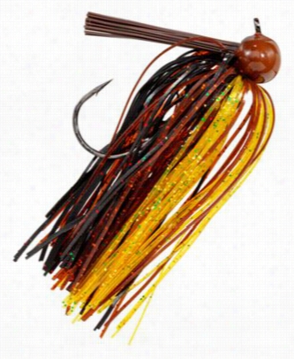 Strike King Tour Grade Football Jig - Black Brown Amebr - 3/8 Oz.