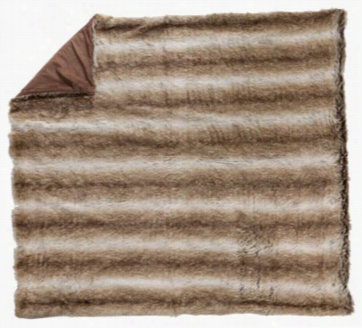 Turquoise Chamarro Collection Chinchilla Throw