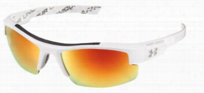 Under Armour Nitro L Sunglasses For Kids - White/gray Orange