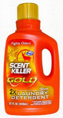 Wildlife Research Center  Scent Killre Gold Scent Control Laundry Detergennt - 32 Oz.