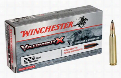 Wincbester Varmint X Centerfire Rifle Ammo - .223 Remington - 55 Grain