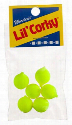 Wordee N's Lil' Corky - 1/2' - F Luorescent Chartreuse