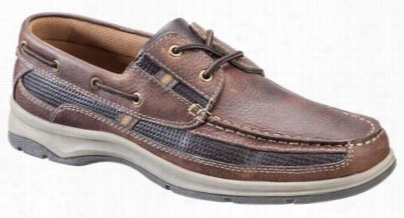 World Wide Sportsman Lakefront 2-eey Boat Shoes For Men - Dark Brown - 9.5m