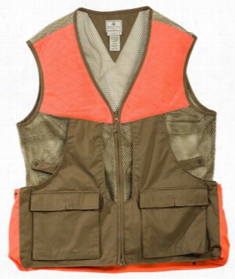Beretta Upland  Cotton And Mesh Vest For Men - Bron/orange - M