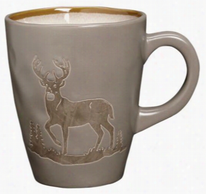 Clip Timberlake Deer Giant Mug - Reactive Glaze - 20 Oz