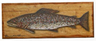 Brown Trout Wall Siggn