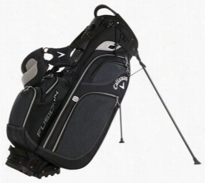 Callaway Fusion 14 Stand Golf Bag - Black/gray/white