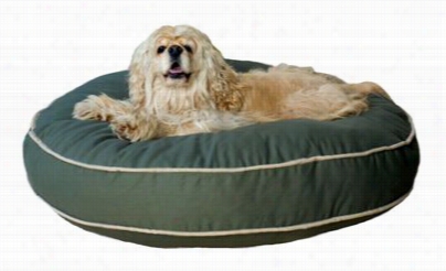 Carolina Pet Company Cc Lassic Cotton Twill Round-a-b Out Pet Bed - Sage - Small