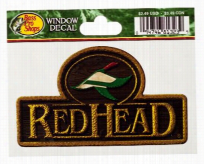 Die-cut Vinyl Window Decal  Redhead