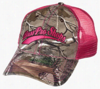 Emboidreed Camo Mesh Back Cap For Laies
