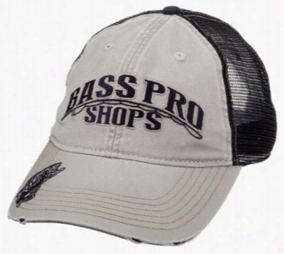 Fish Ing Pole Logo Cap