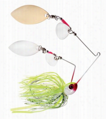 Hart X2 Double Wire Spinnerbwit - Chartreuse Shad - 3/8 Oz.