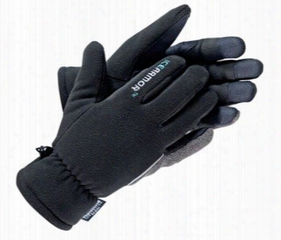 Icearmor Bby Clam Casual Fleece Gloves For Men - Black - M