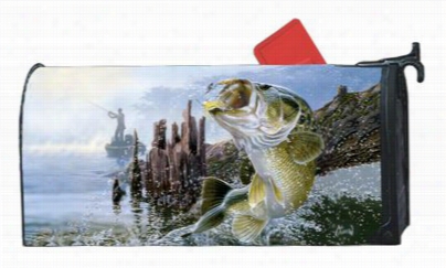 Magnet Woorks Mailwraps Magnetic Mailbox  Cover - Big Catch By Al Agnew