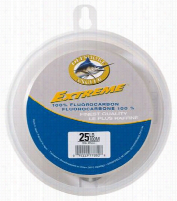 Offshore Angler Extreme Lfuorocarbon Saltwater Leader25 Meters - Clear - 40 Lb