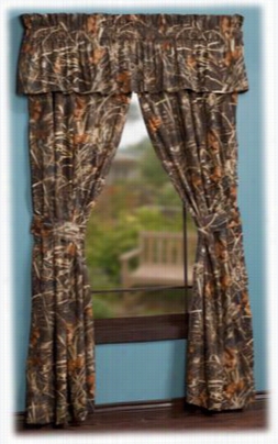 Realtree Max-4 Collection Rod Endure  Drapes Or Valance - Valance