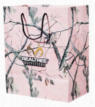 Realtree Outfitters Camo Gift Bag - Realtree Apc Pink