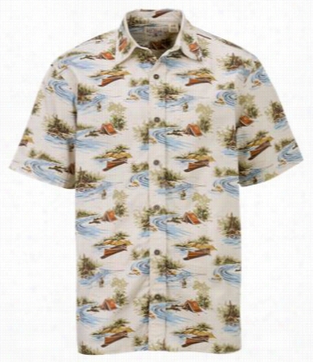 Redhead Outdoor Collection Camp Print Shirt For Men - Beige - L